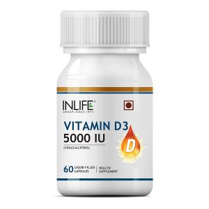 INLIFE Vitamin D3 Cholecalciferol Supplement